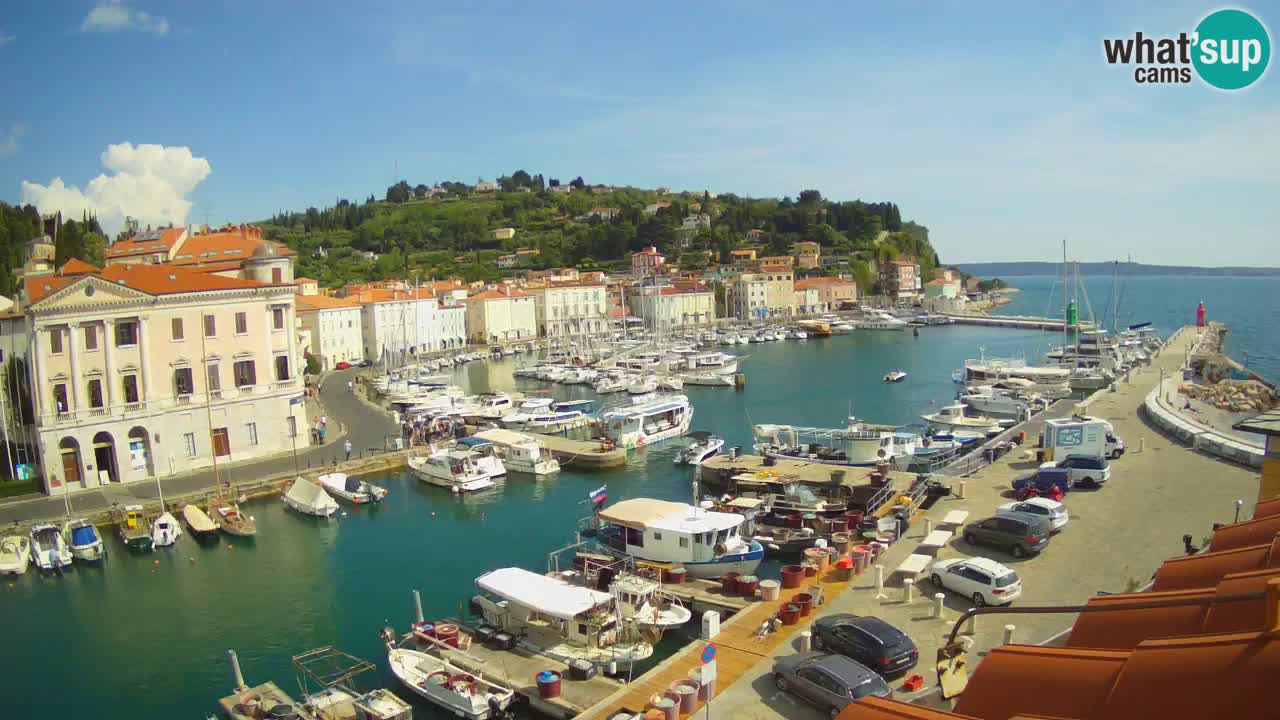 Cámara web en vivo desde Piran “Mandrač” – Increíble vista en vivo desde Villa Piranesi