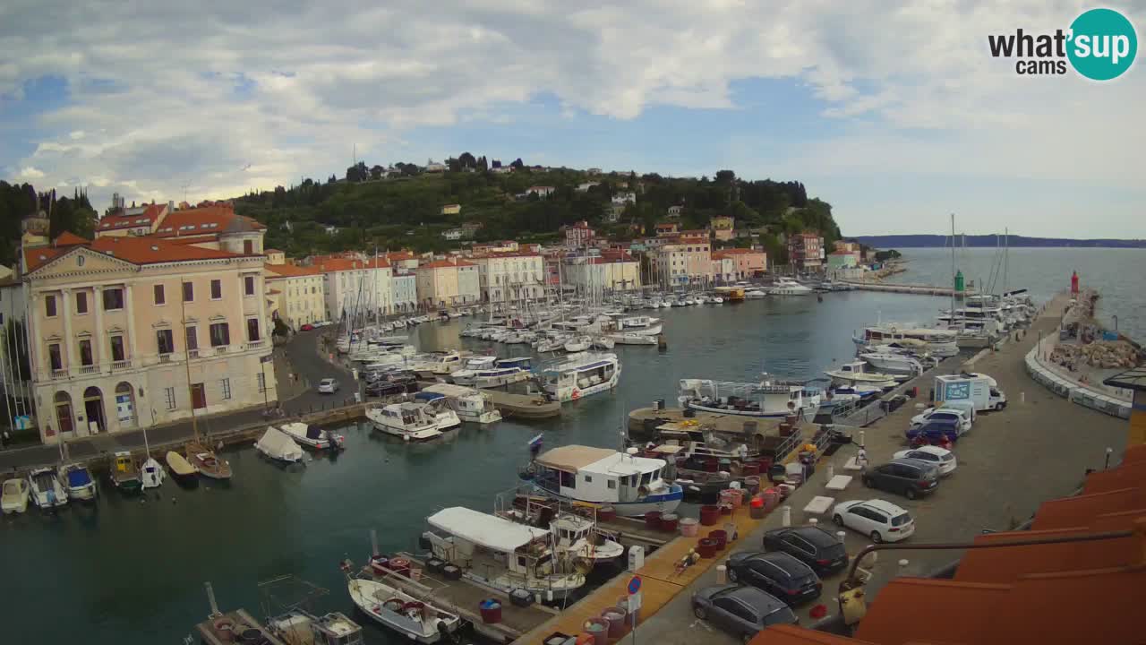 Live-Webcam aus Piran “Mandrač” – Erstaunliche Live-Ansicht von Villa Piranesi