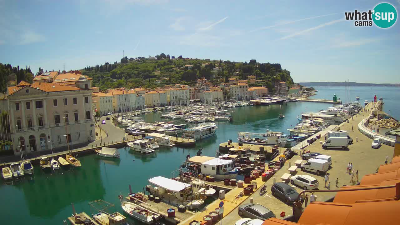 Cámara web en vivo desde Piran “Mandrač” – Increíble vista en vivo desde Villa Piranesi