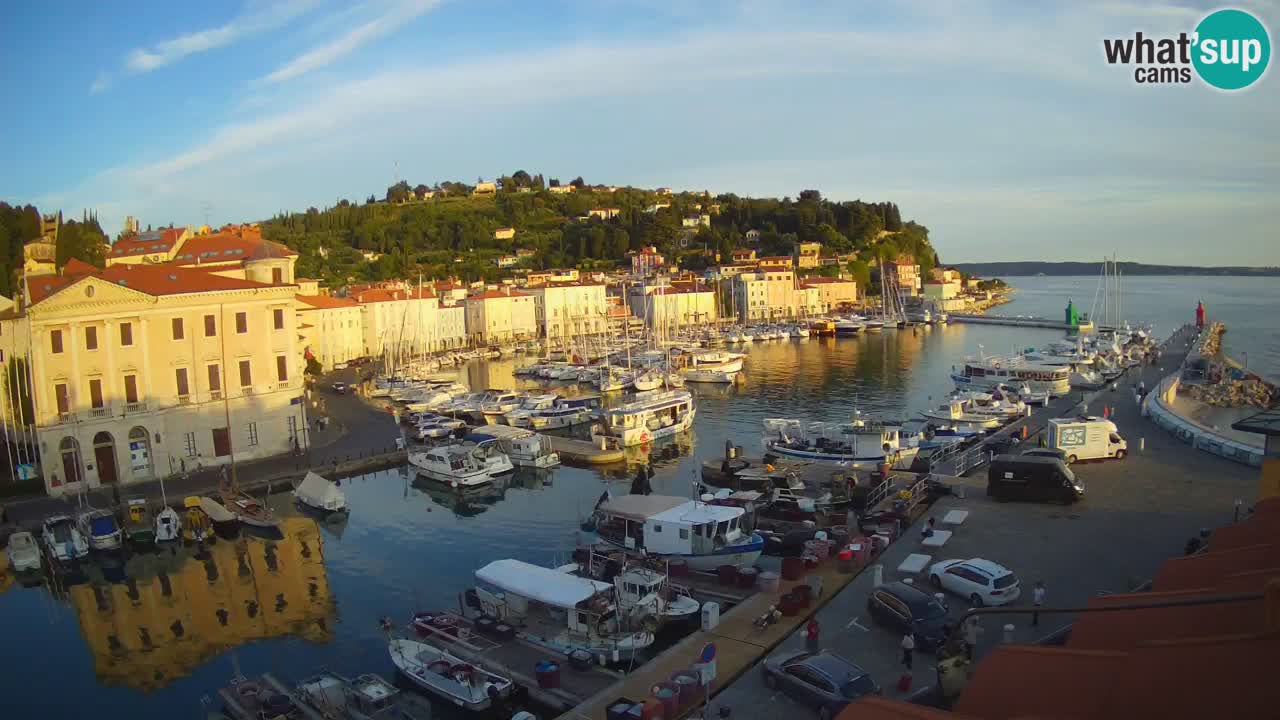 Live webcam from Piran “Mandrač” – Amazing live view from Villa Piranesi