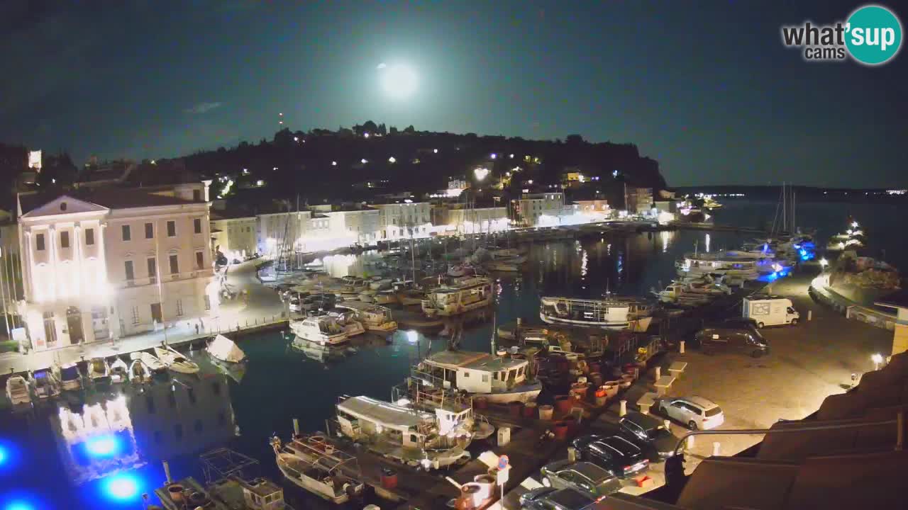 Live webcam da Pirano “Mandrač” – Splendida vista live da Villa Piranesi