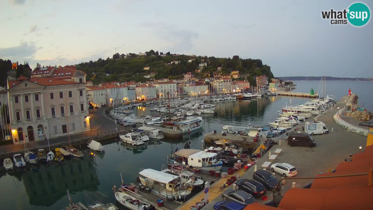 Live webcam from Piran “Mandrač” – Amazing live view from Villa Piranesi