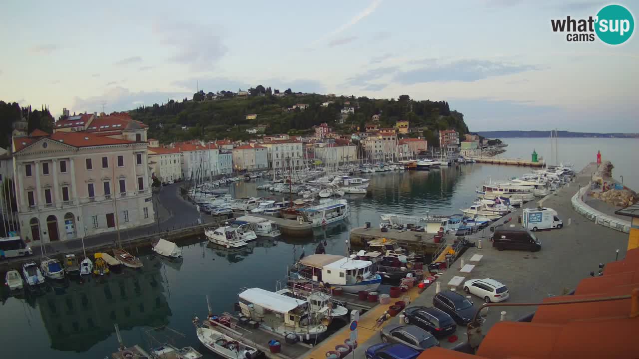 Live-Webcam aus Piran “Mandrač” – Erstaunliche Live-Ansicht von Villa Piranesi