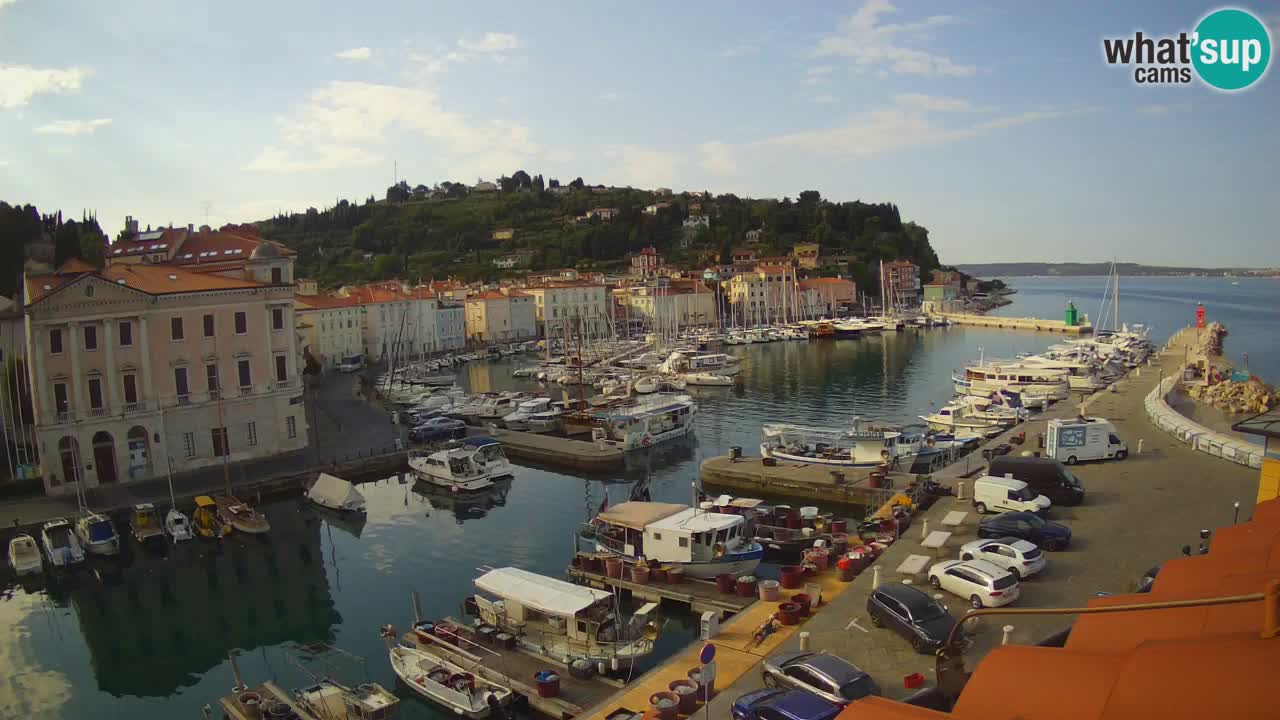 Cámara web en vivo desde Piran “Mandrač” – Increíble vista en vivo desde Villa Piranesi