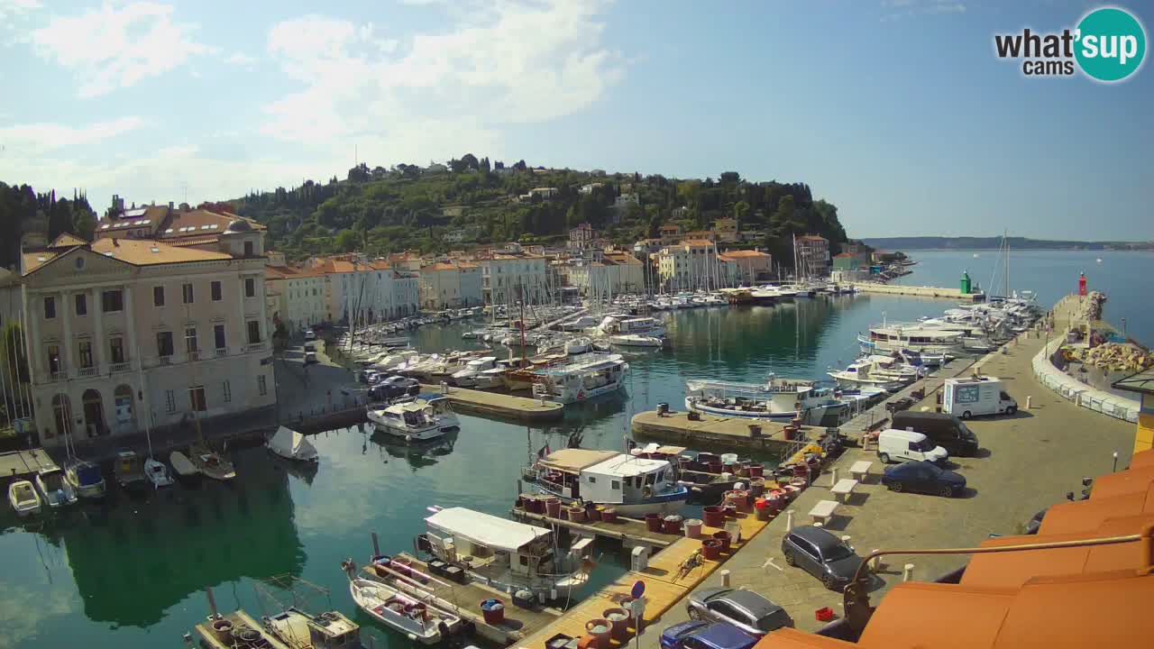 Live-Webcam aus Piran “Mandrač” – Erstaunliche Live-Ansicht von Villa Piranesi