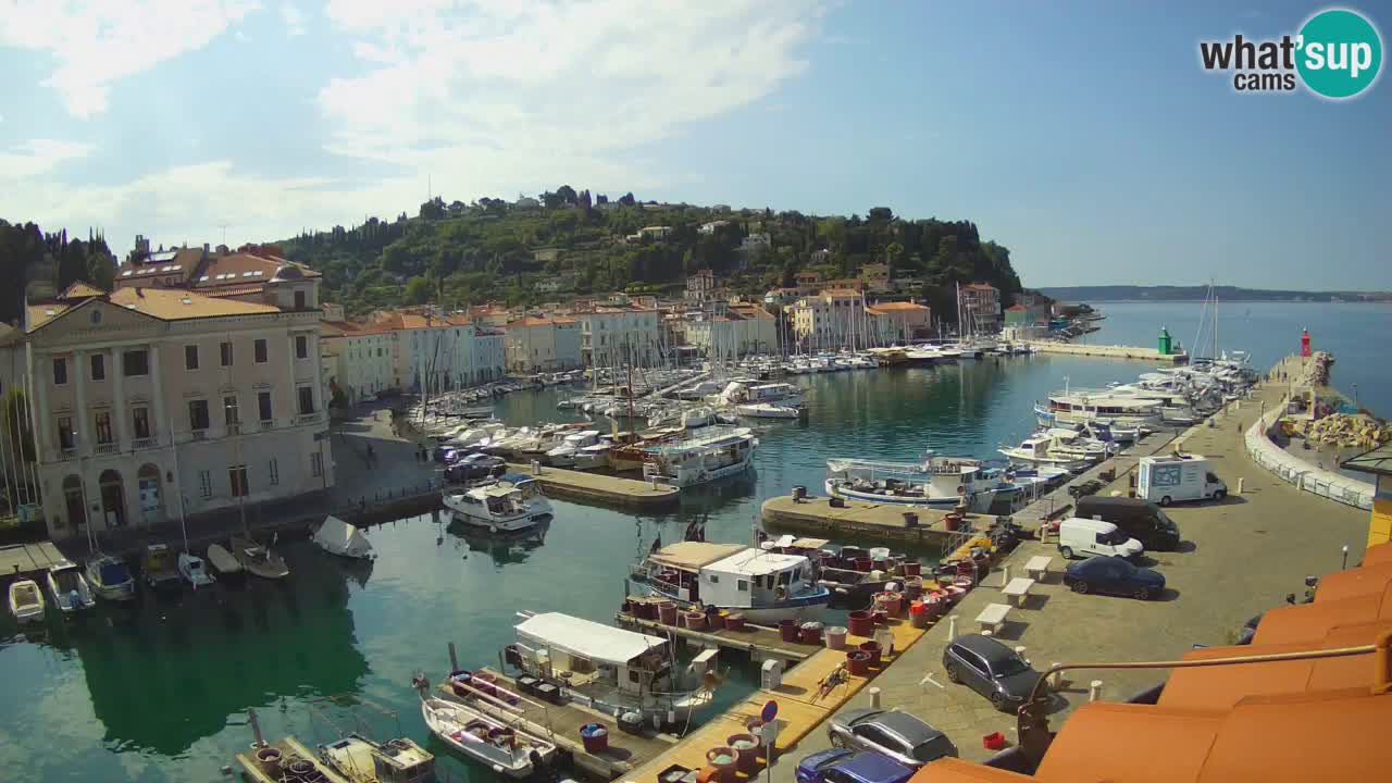 Cámara web en vivo desde Piran “Mandrač” – Increíble vista en vivo desde Villa Piranesi