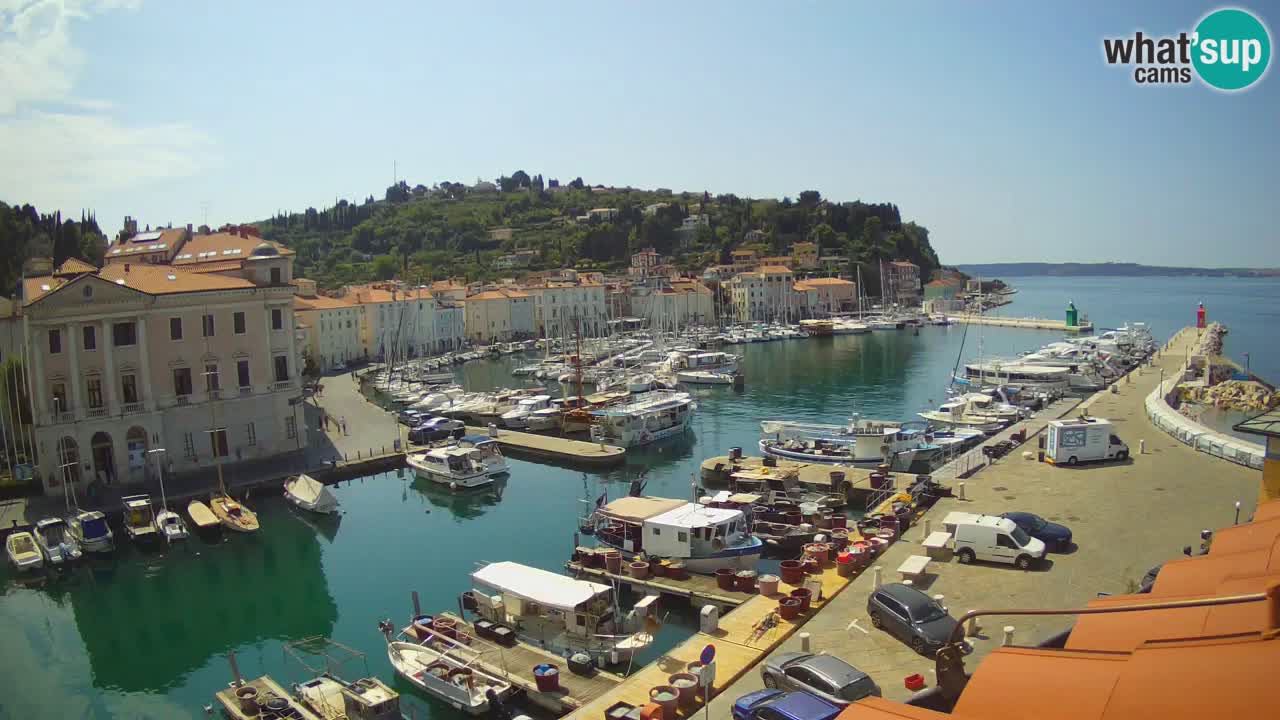Live webcam from Piran “Mandrač” – Amazing live view from Villa Piranesi