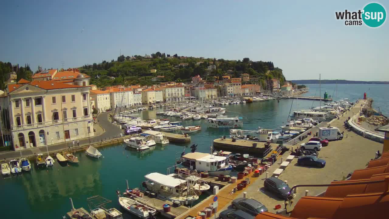 Live webcam from Piran “Mandrač” – Amazing live view from Villa Piranesi