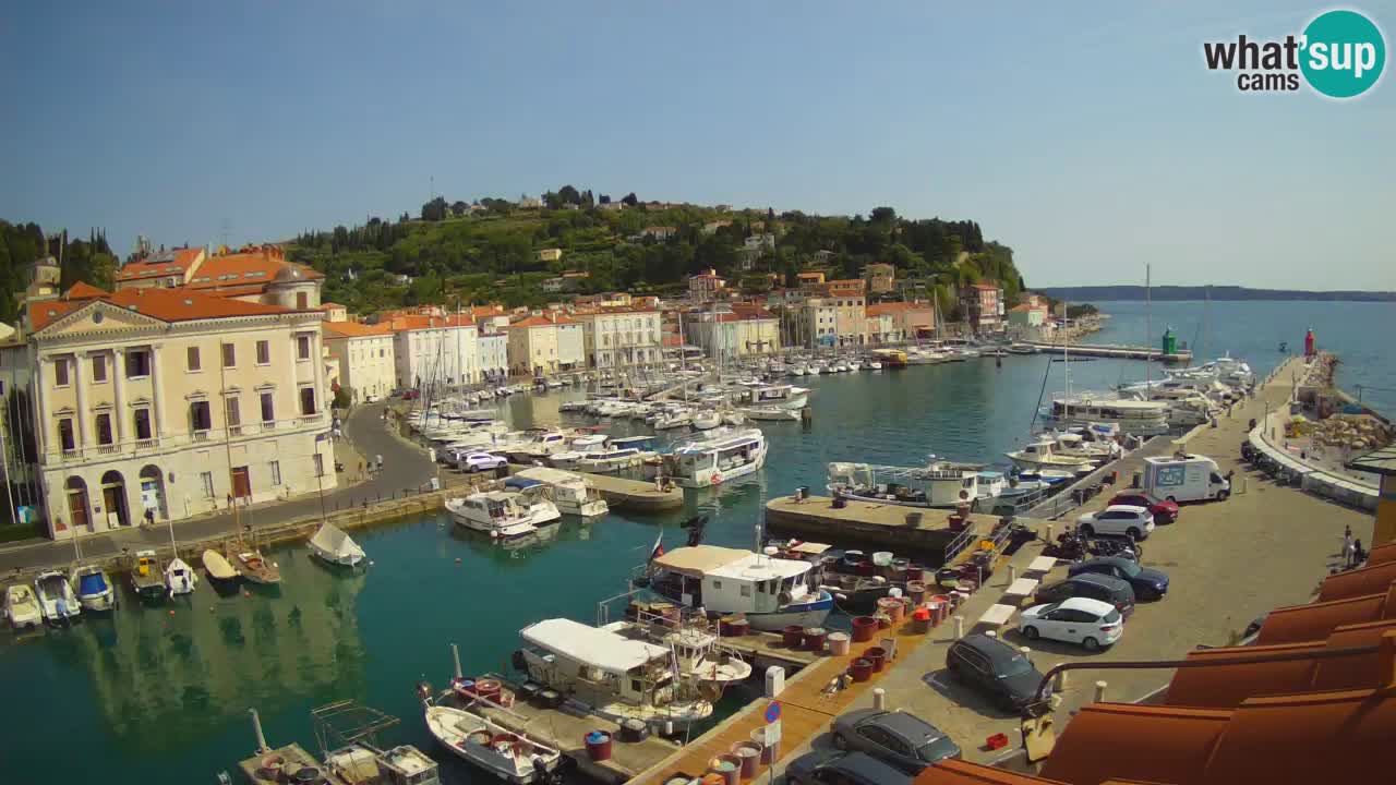 Cámara web en vivo desde Piran “Mandrač” – Increíble vista en vivo desde Villa Piranesi