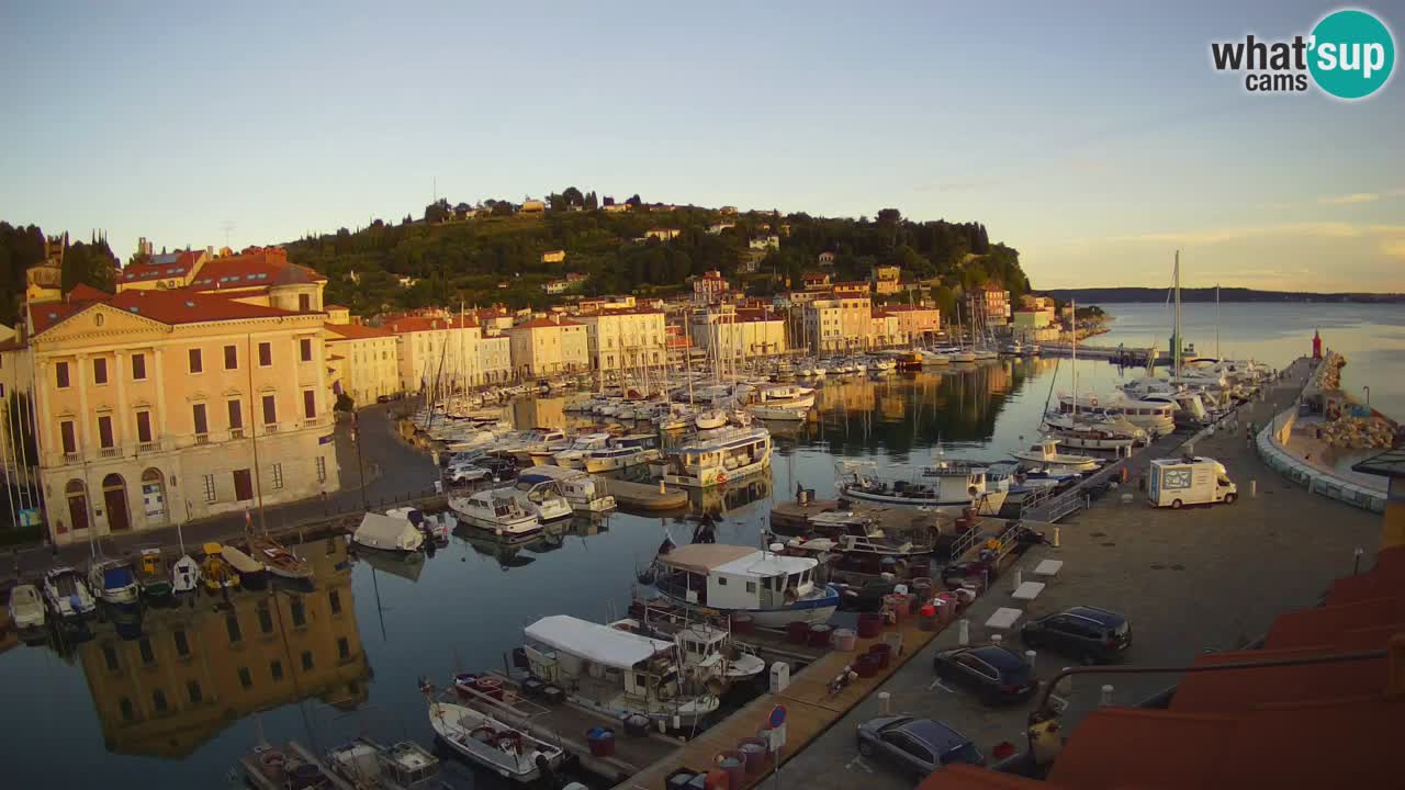 Live-Webcam aus Piran “Mandrač” – Erstaunliche Live-Ansicht von Villa Piranesi
