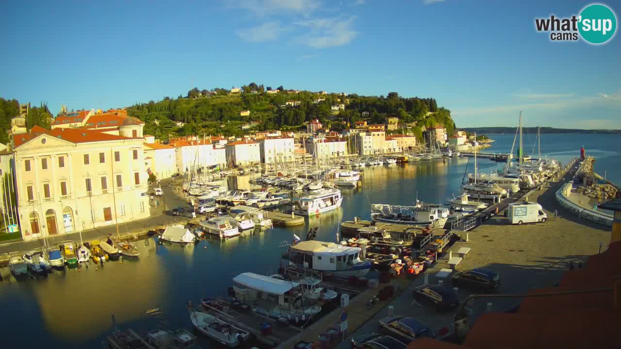 Live webcam from Piran “Mandrač” – Amazing live view from Villa Piranesi