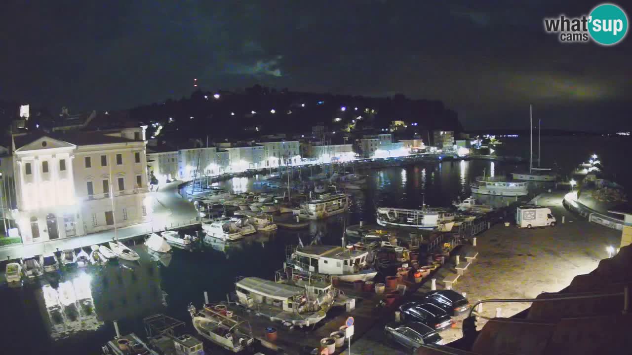 Live webcam from Piran “Mandrač” – Amazing live view from Villa Piranesi