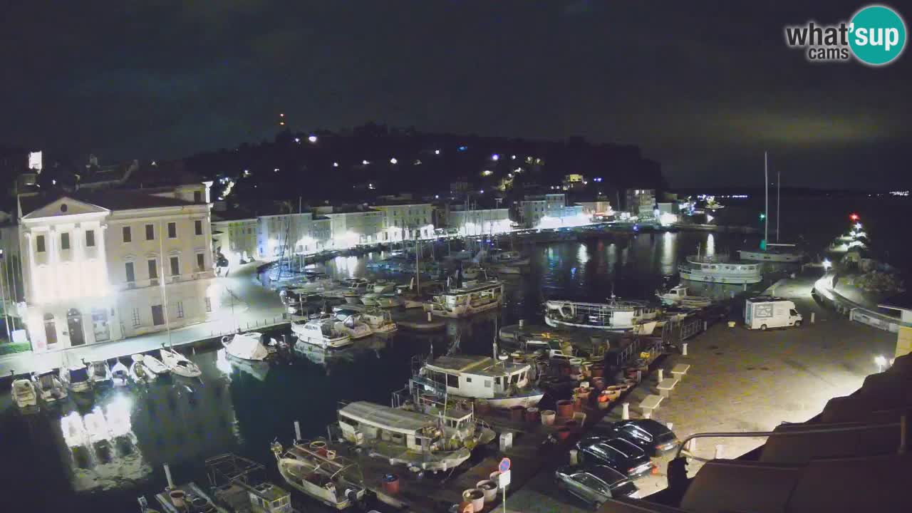 Live-Webcam aus Piran “Mandrač” – Erstaunliche Live-Ansicht von Villa Piranesi