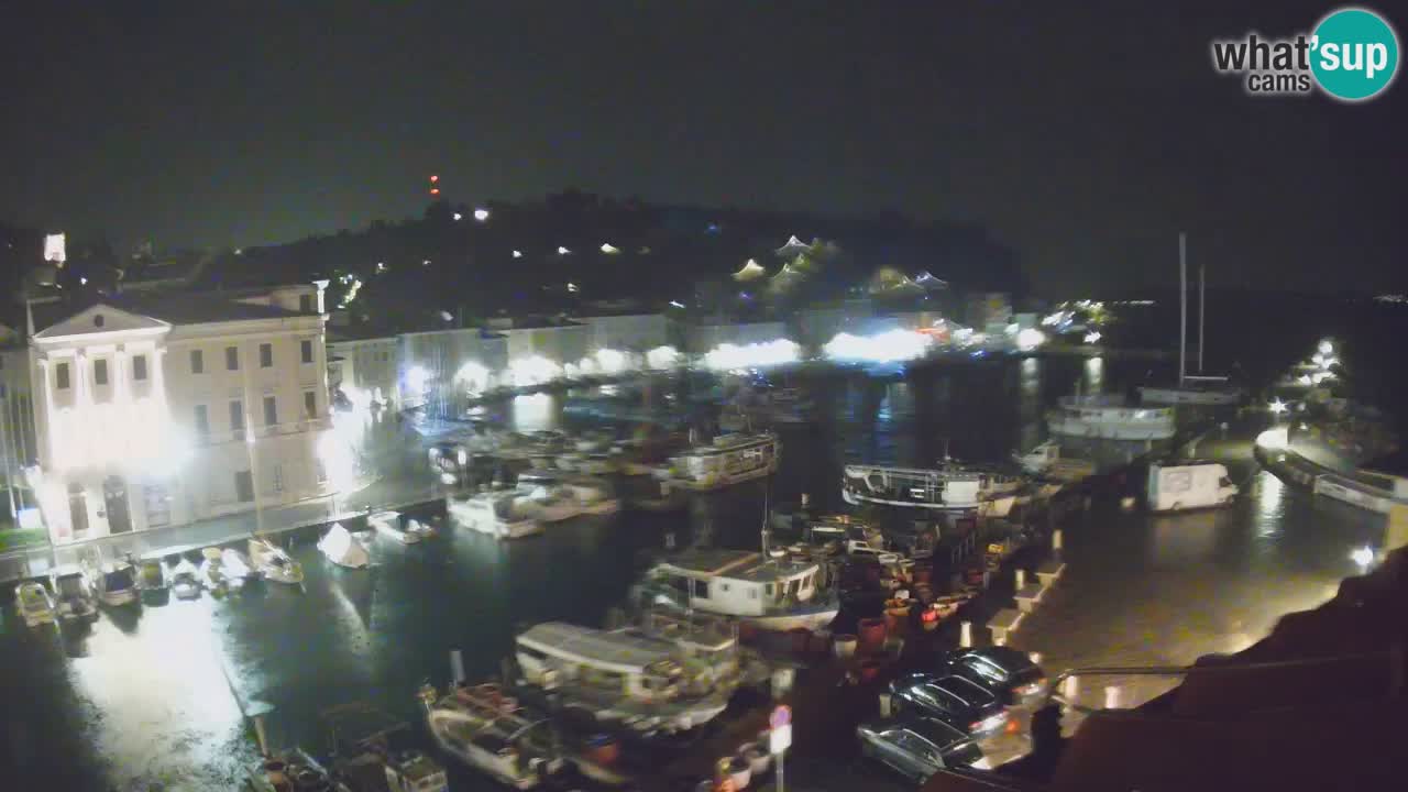 Live-Webcam aus Piran “Mandrač” – Erstaunliche Live-Ansicht von Villa Piranesi