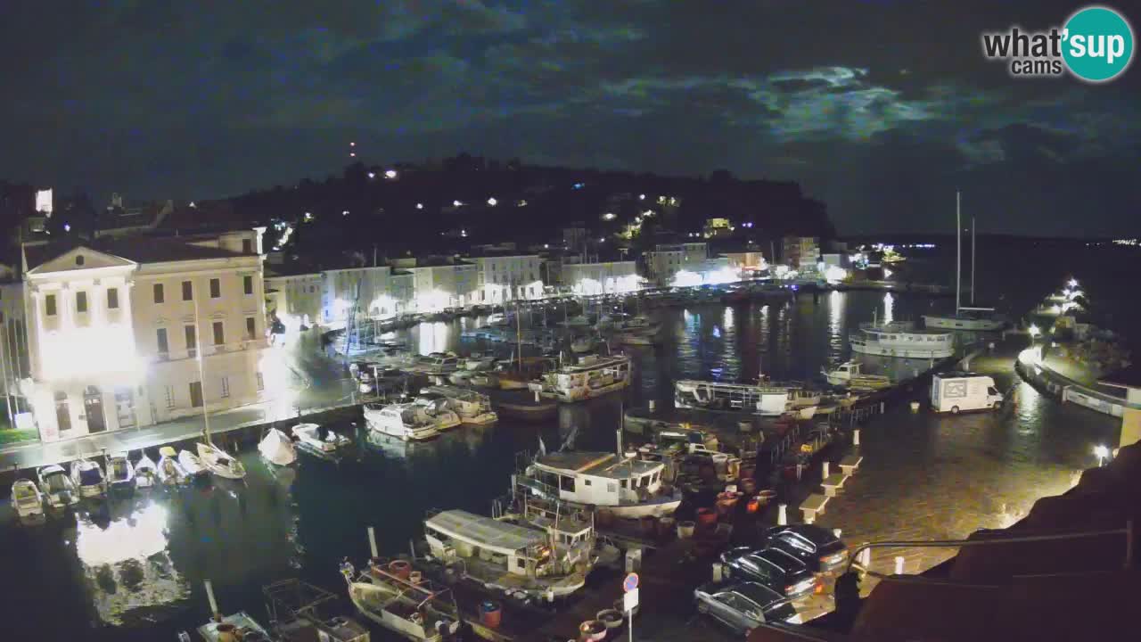 Live-Webcam aus Piran “Mandrač” – Erstaunliche Live-Ansicht von Villa Piranesi