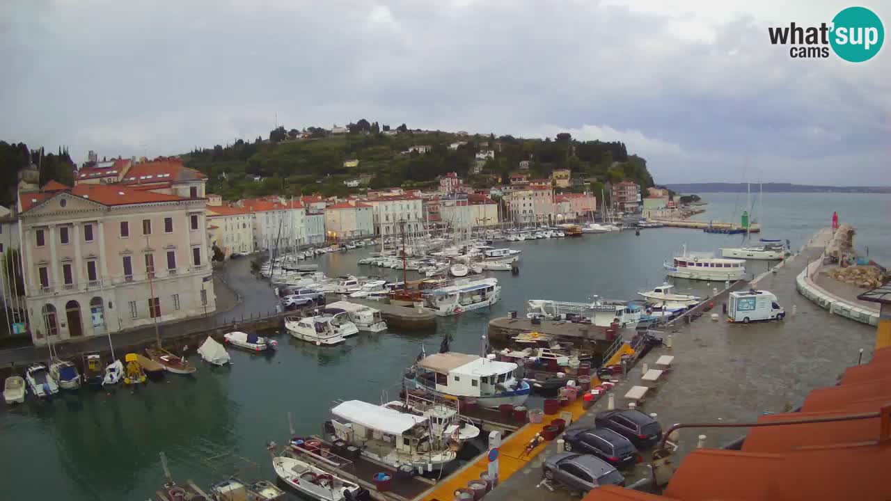Live webcam from Piran “Mandrač” – Amazing live view from Villa Piranesi