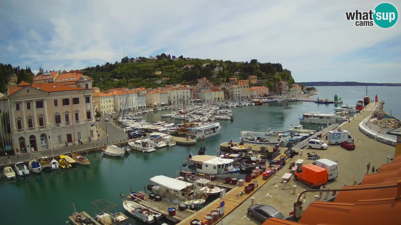 Cámara web en vivo desde Piran “Mandrač” – Increíble vista en vivo desde Villa Piranesi