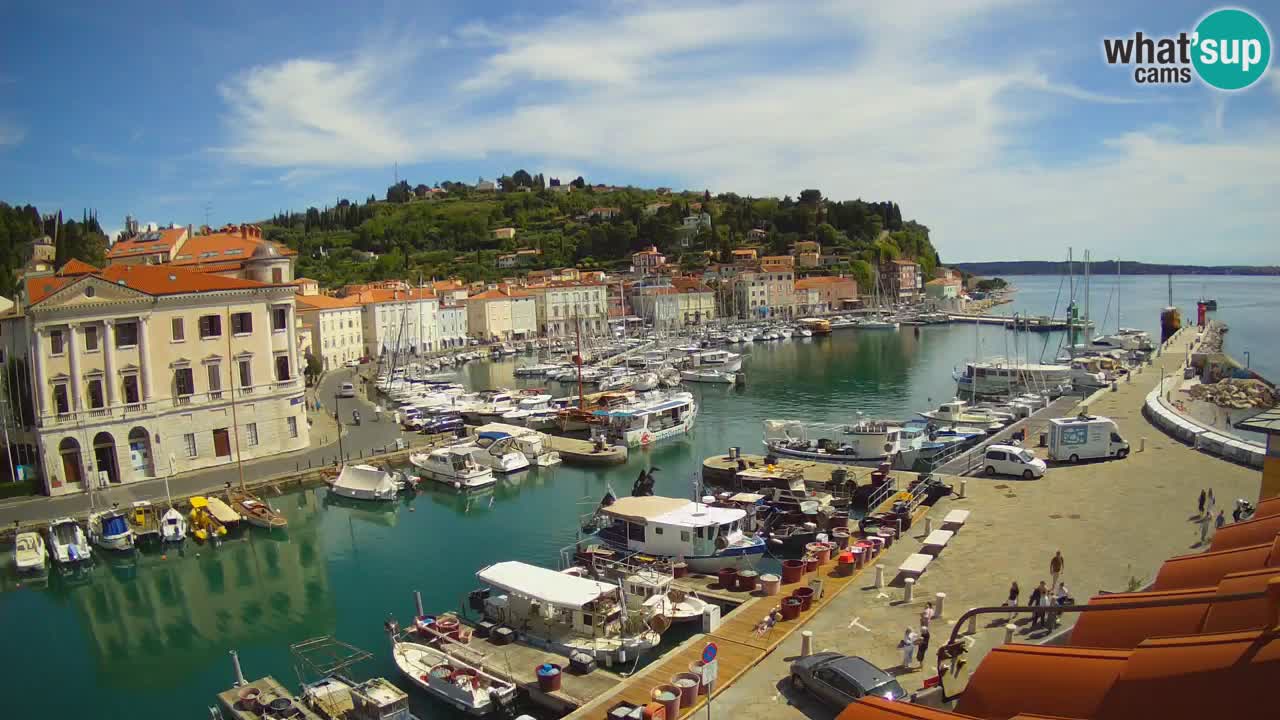 Cámara web en vivo desde Piran “Mandrač” – Increíble vista en vivo desde Villa Piranesi