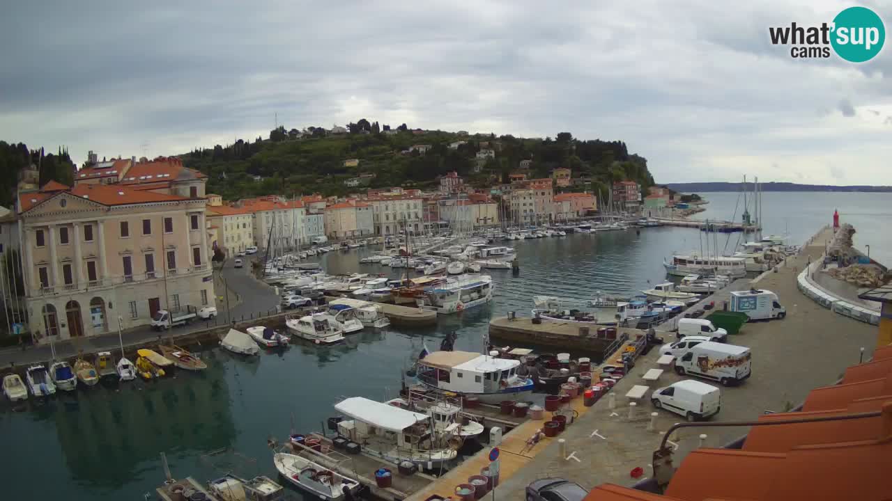 Live-Webcam aus Piran “Mandrač” – Erstaunliche Live-Ansicht von Villa Piranesi