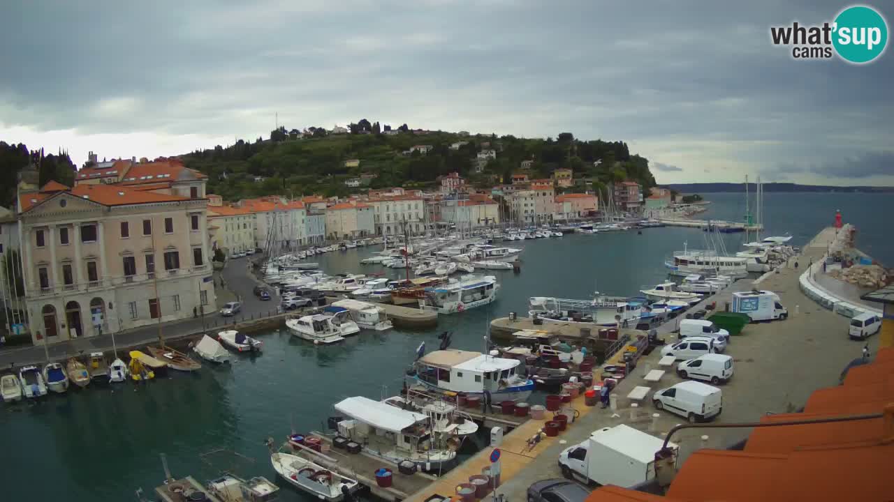 Live-Webcam aus Piran “Mandrač” – Erstaunliche Live-Ansicht von Villa Piranesi