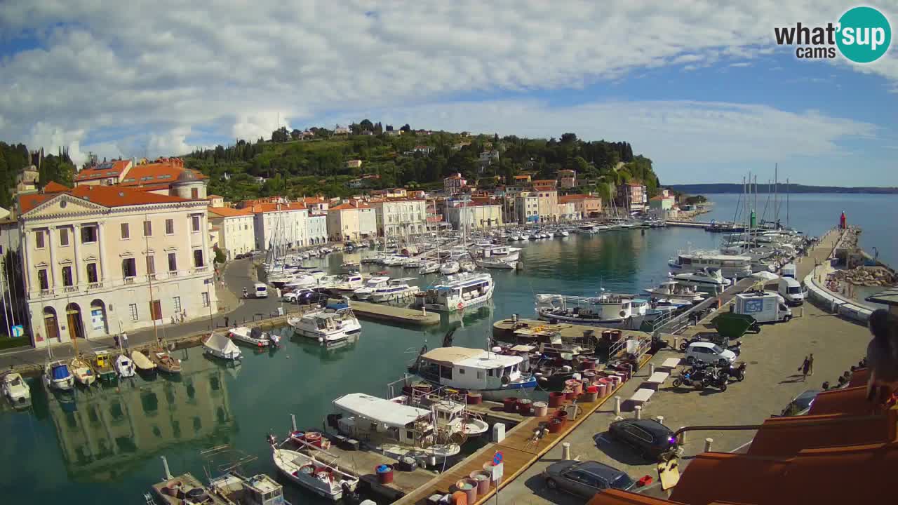 Cámara web en vivo desde Piran “Mandrač” – Increíble vista en vivo desde Villa Piranesi