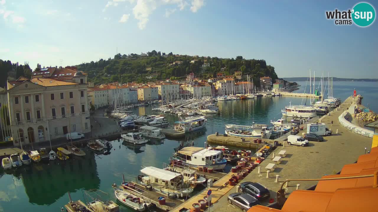 Live webcam from Piran “Mandrač” – Amazing live view from Villa Piranesi