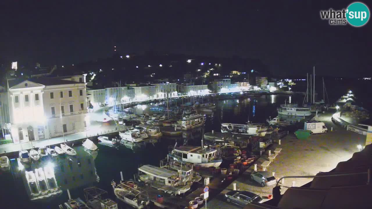 Live webcam da Pirano “Mandrač” – Splendida vista live da Villa Piranesi