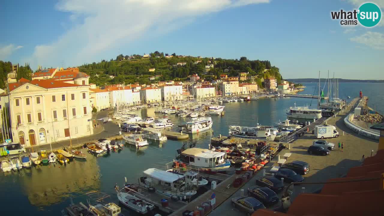 Cámara web en vivo desde Piran “Mandrač” – Increíble vista en vivo desde Villa Piranesi