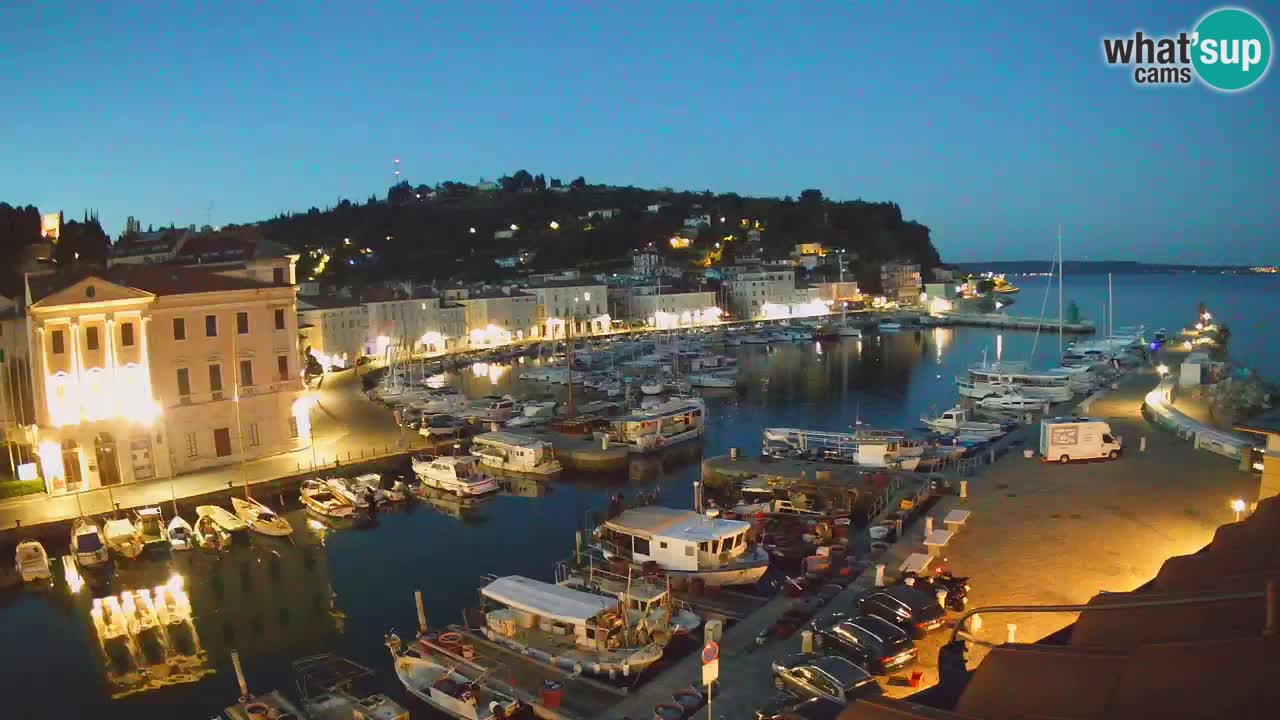 Live-Webcam aus Piran “Mandrač” – Erstaunliche Live-Ansicht von Villa Piranesi
