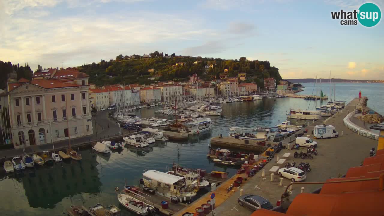 Live webcam from Piran “Mandrač” – Amazing live view from Villa Piranesi