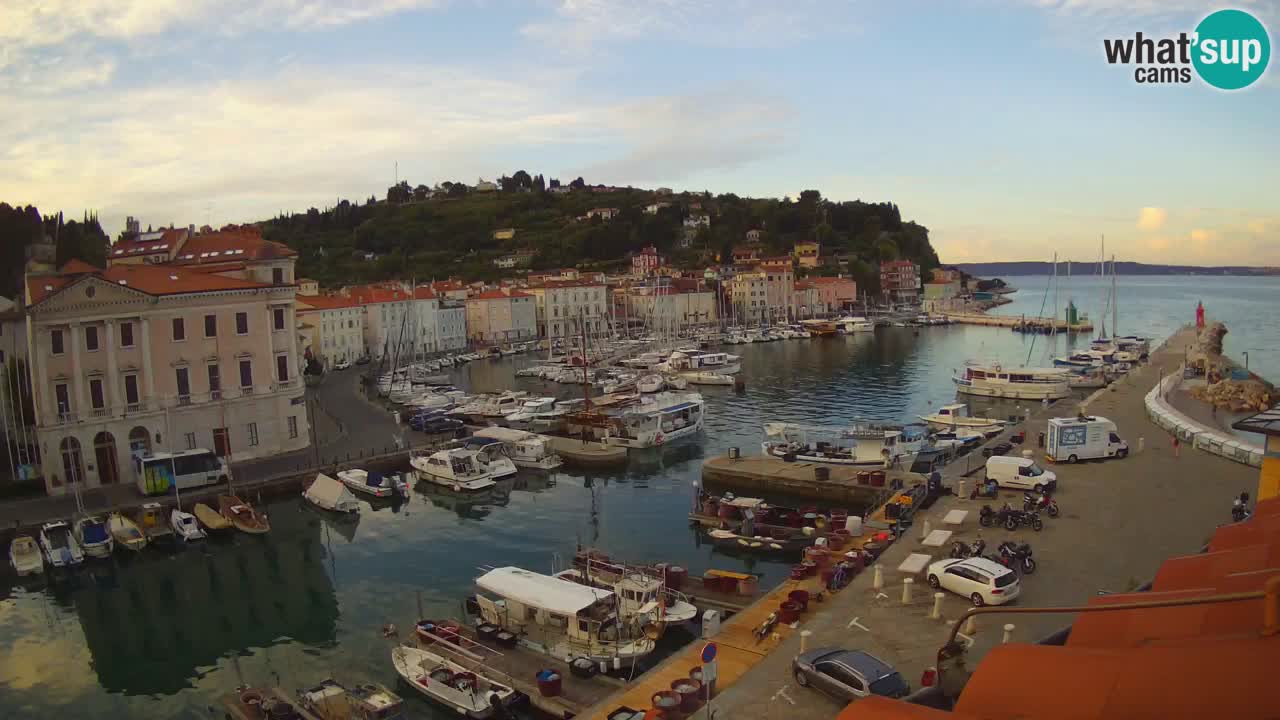 Live webcam from Piran “Mandrač” – Amazing live view from Villa Piranesi