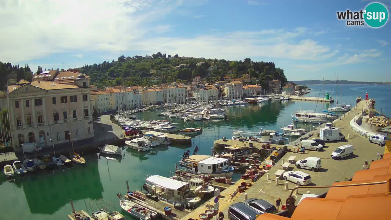 Cámara web en vivo desde Piran “Mandrač” – Increíble vista en vivo desde Villa Piranesi