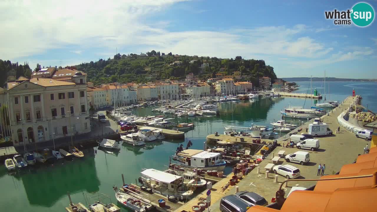 Cámara web en vivo desde Piran “Mandrač” – Increíble vista en vivo desde Villa Piranesi