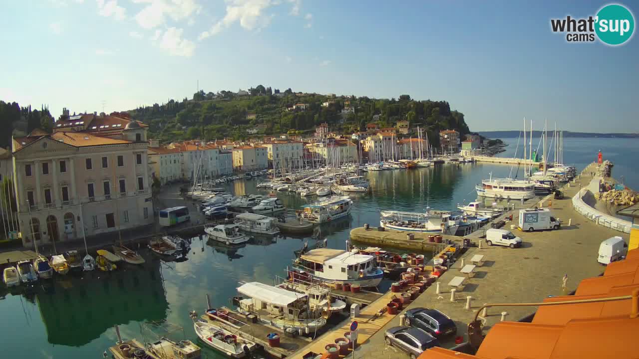 Live-Webcam aus Piran “Mandrač” – Erstaunliche Live-Ansicht von Villa Piranesi