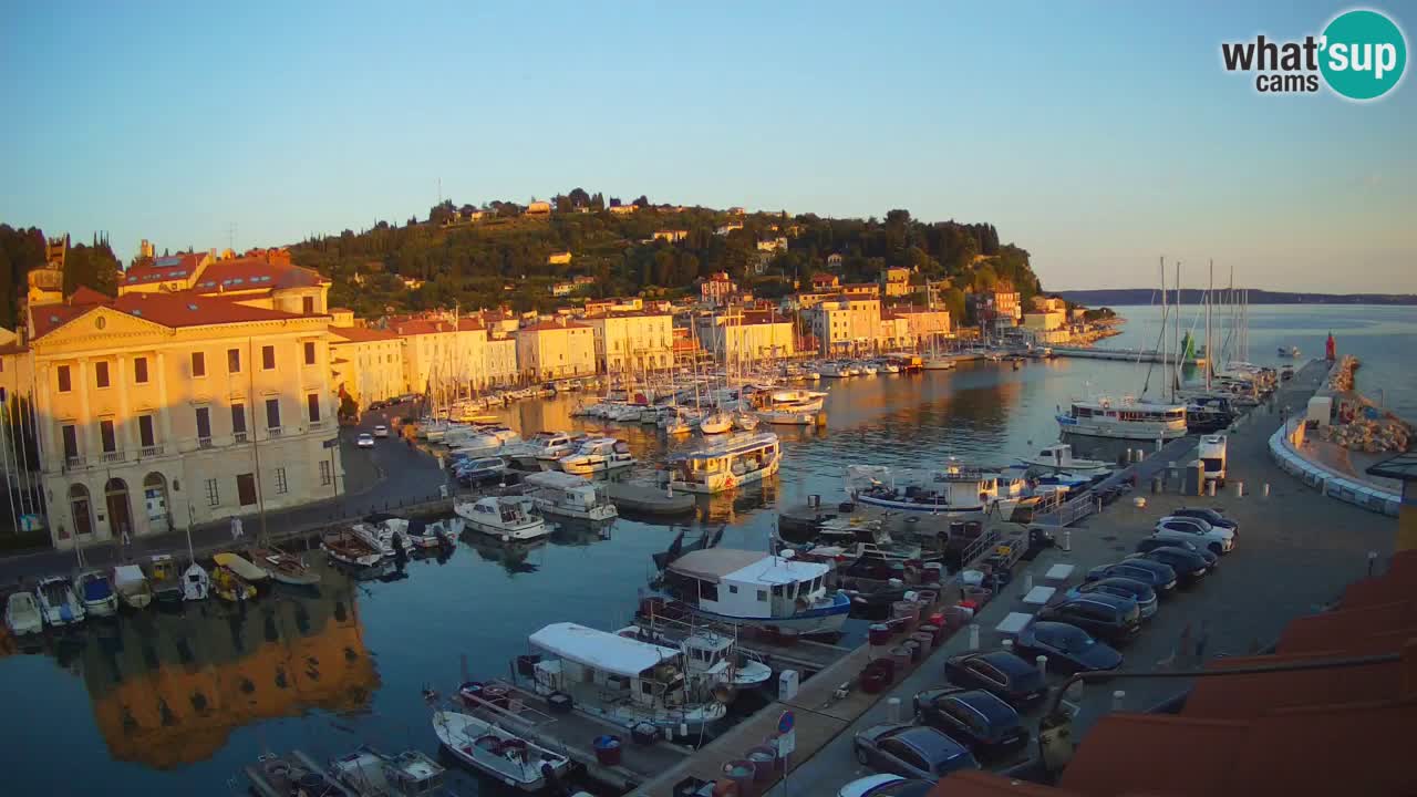 Live webcam from Piran “Mandrač” – Amazing live view from Villa Piranesi