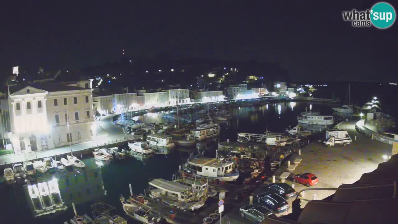 Live webcam da Pirano “Mandrač” – Splendida vista live da Villa Piranesi