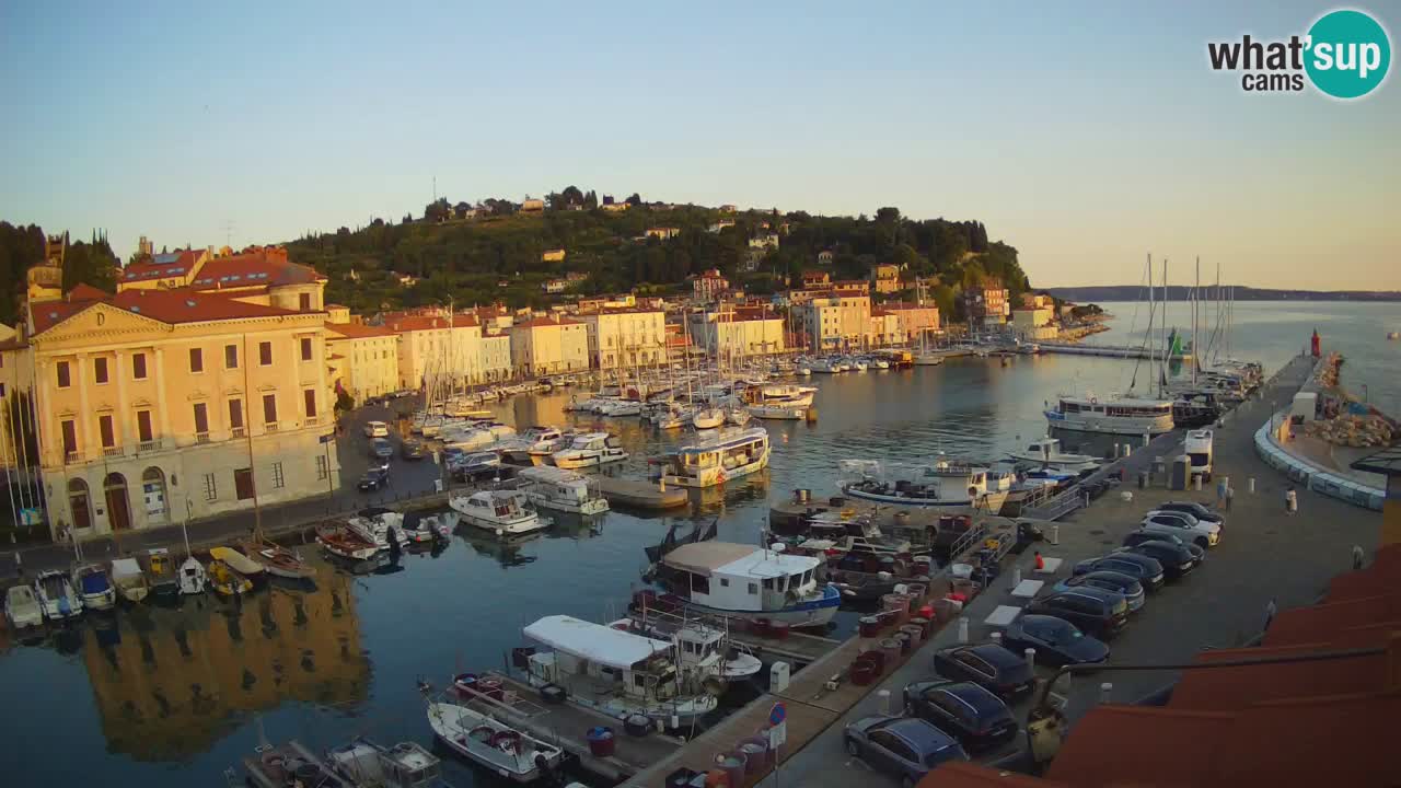 Live webcam from Piran “Mandrač” – Amazing live view from Villa Piranesi