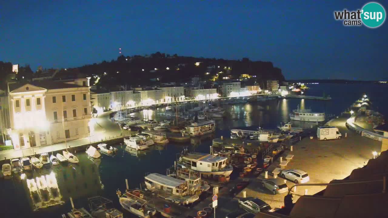 Live webcam da Pirano “Mandrač” – Splendida vista live da Villa Piranesi