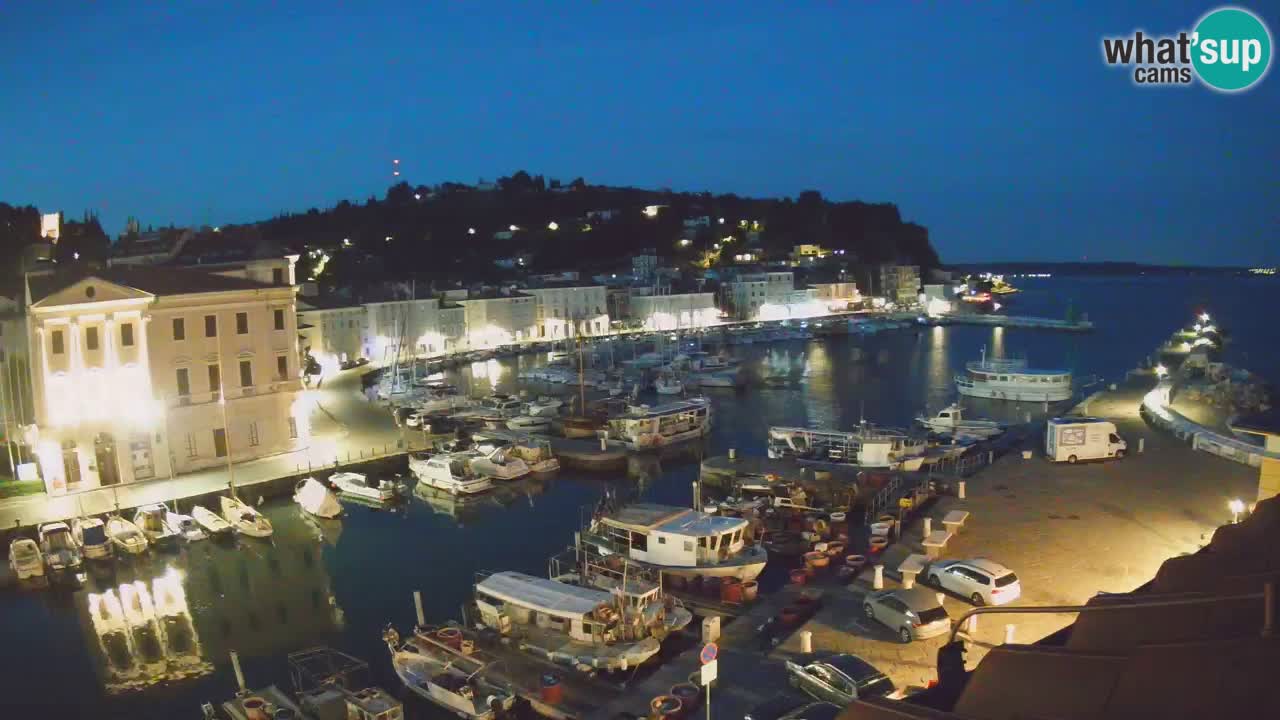 Live-Webcam aus Piran “Mandrač” – Erstaunliche Live-Ansicht von Villa Piranesi