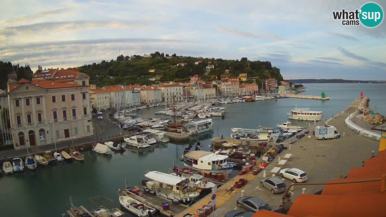 Cámara web en vivo desde Piran “Mandrač” – Increíble vista en vivo desde Villa Piranesi