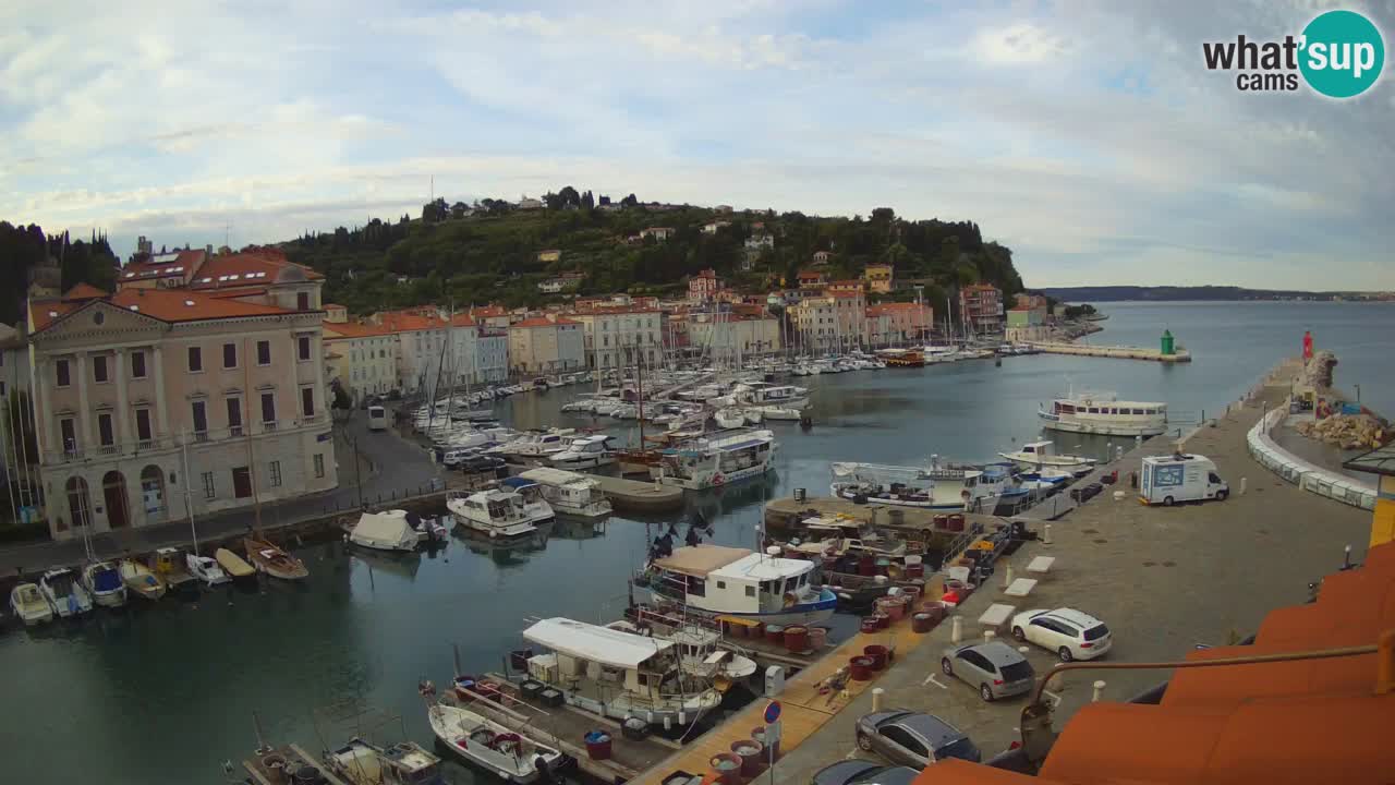 Cámara web en vivo desde Piran “Mandrač” – Increíble vista en vivo desde Villa Piranesi