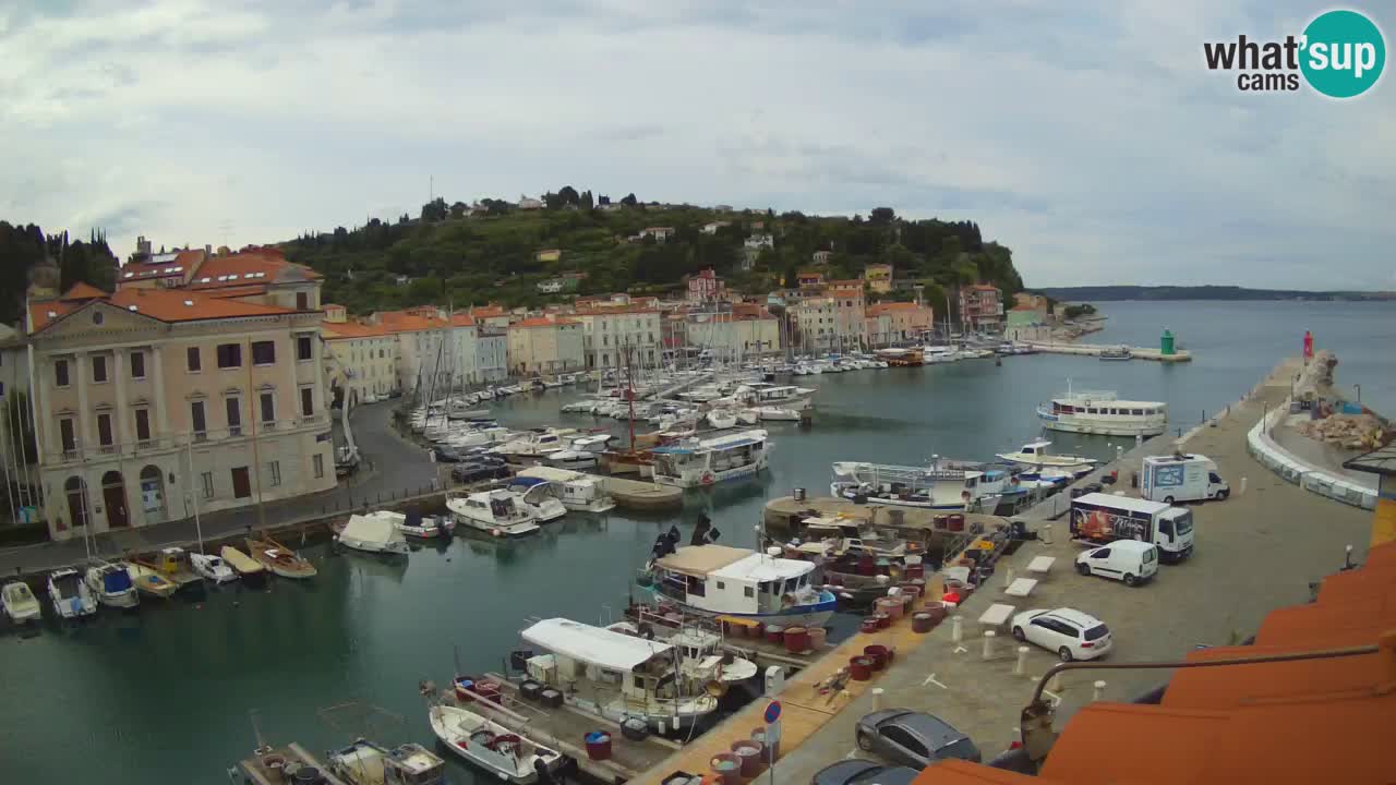 Live-Webcam aus Piran “Mandrač” – Erstaunliche Live-Ansicht von Villa Piranesi