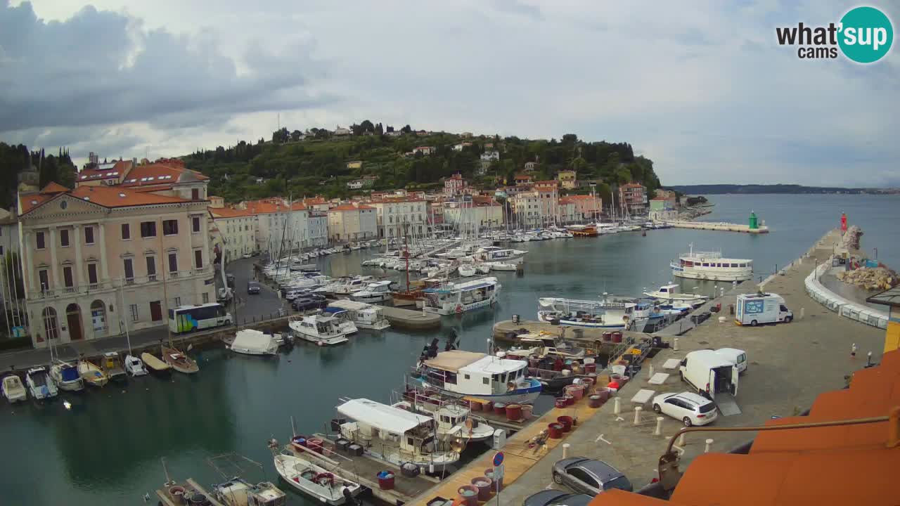 Cámara web en vivo desde Piran “Mandrač” – Increíble vista en vivo desde Villa Piranesi
