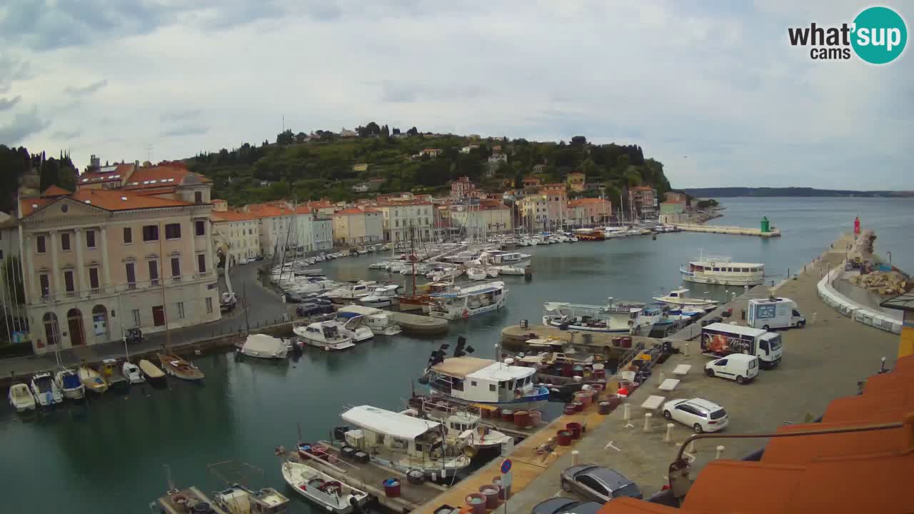 Live-Webcam aus Piran “Mandrač” – Erstaunliche Live-Ansicht von Villa Piranesi