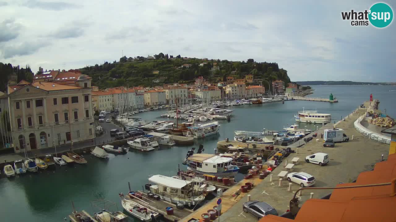 Cámara web en vivo desde Piran “Mandrač” – Increíble vista en vivo desde Villa Piranesi