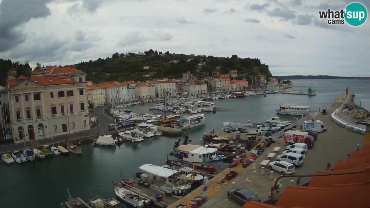 Live webcam from Piran “Mandrač” – Amazing live view from Villa Piranesi