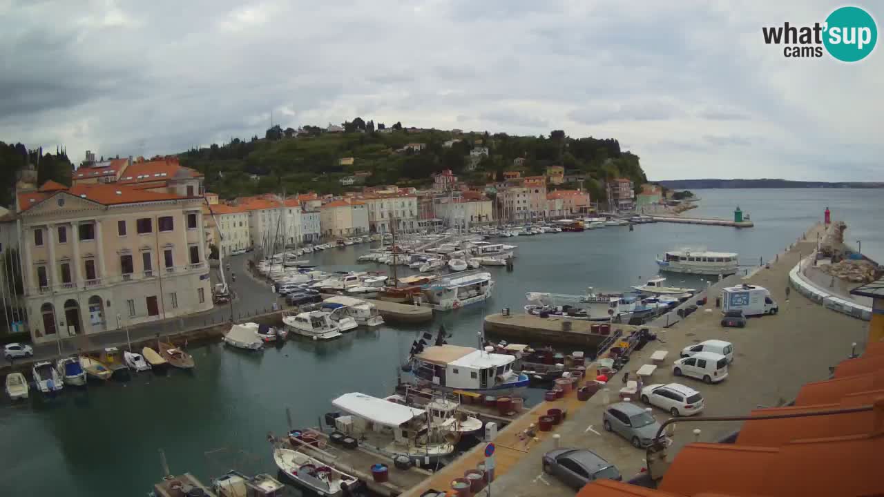 Live-Webcam aus Piran “Mandrač” – Erstaunliche Live-Ansicht von Villa Piranesi