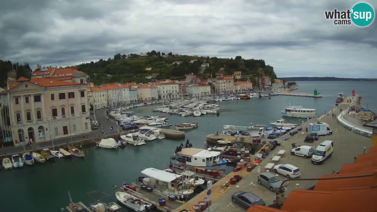 Cámara web en vivo desde Piran “Mandrač” – Increíble vista en vivo desde Villa Piranesi