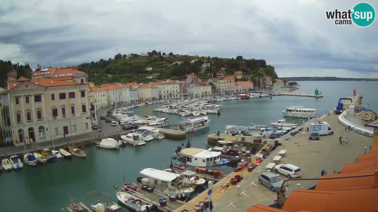 Live webcam from Piran “Mandrač” – Amazing live view from Villa Piranesi