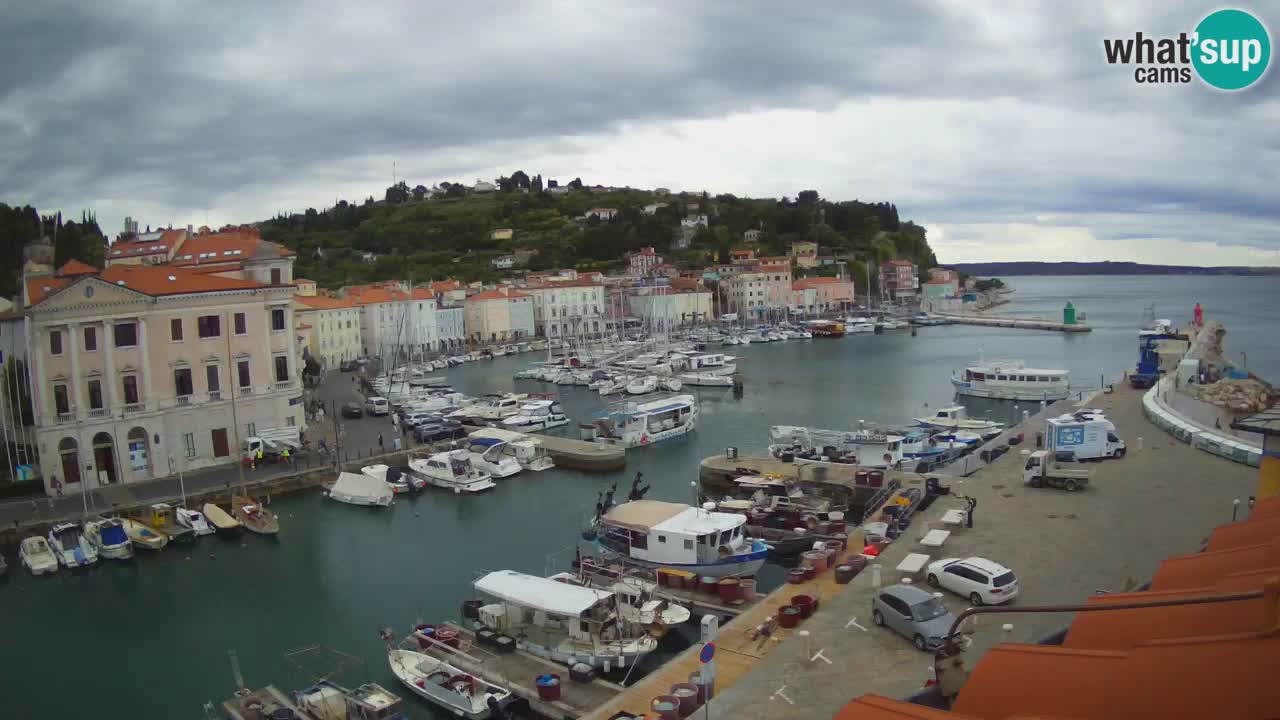Live-Webcam aus Piran “Mandrač” – Erstaunliche Live-Ansicht von Villa Piranesi